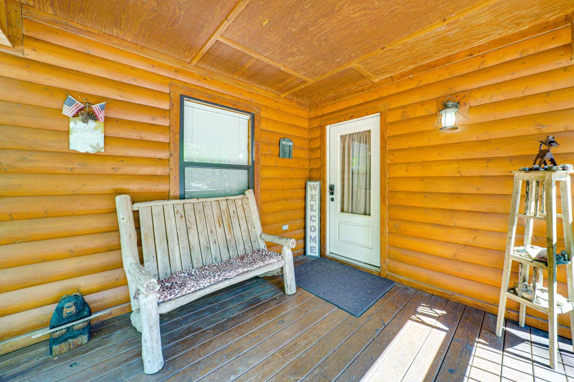 Broken Bow Rental Cabin With Hot Tub And Bar Esterno foto