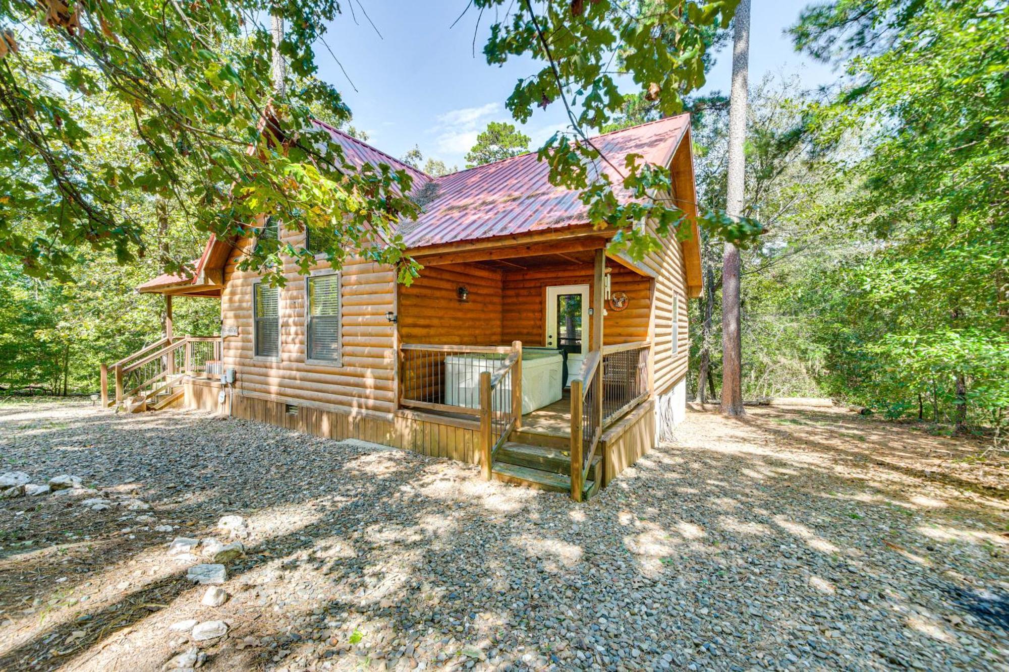 Broken Bow Rental Cabin With Hot Tub And Bar Esterno foto