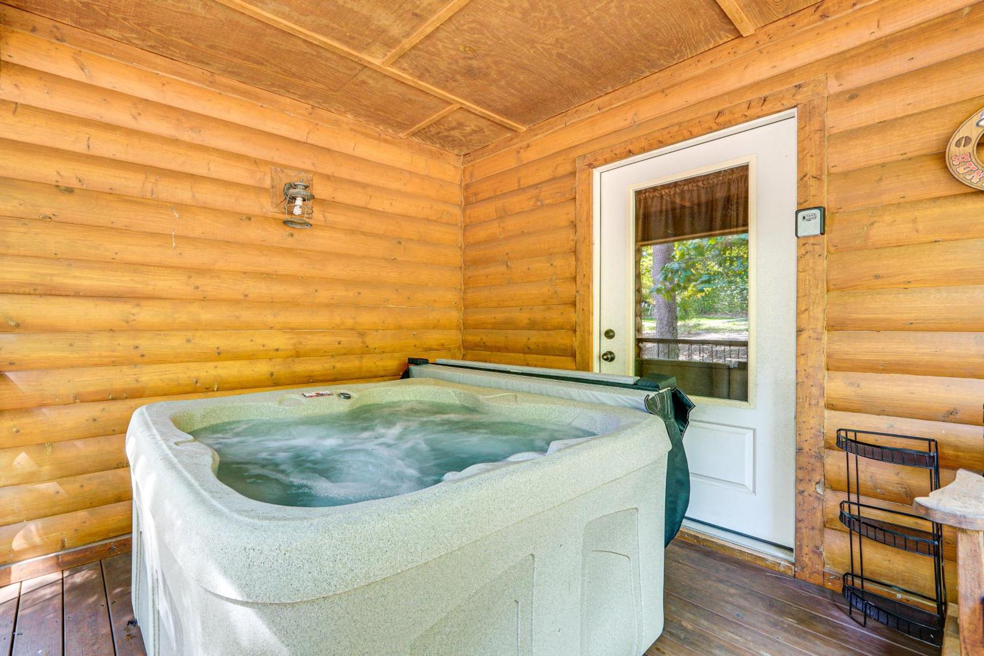 Broken Bow Rental Cabin With Hot Tub And Bar Esterno foto