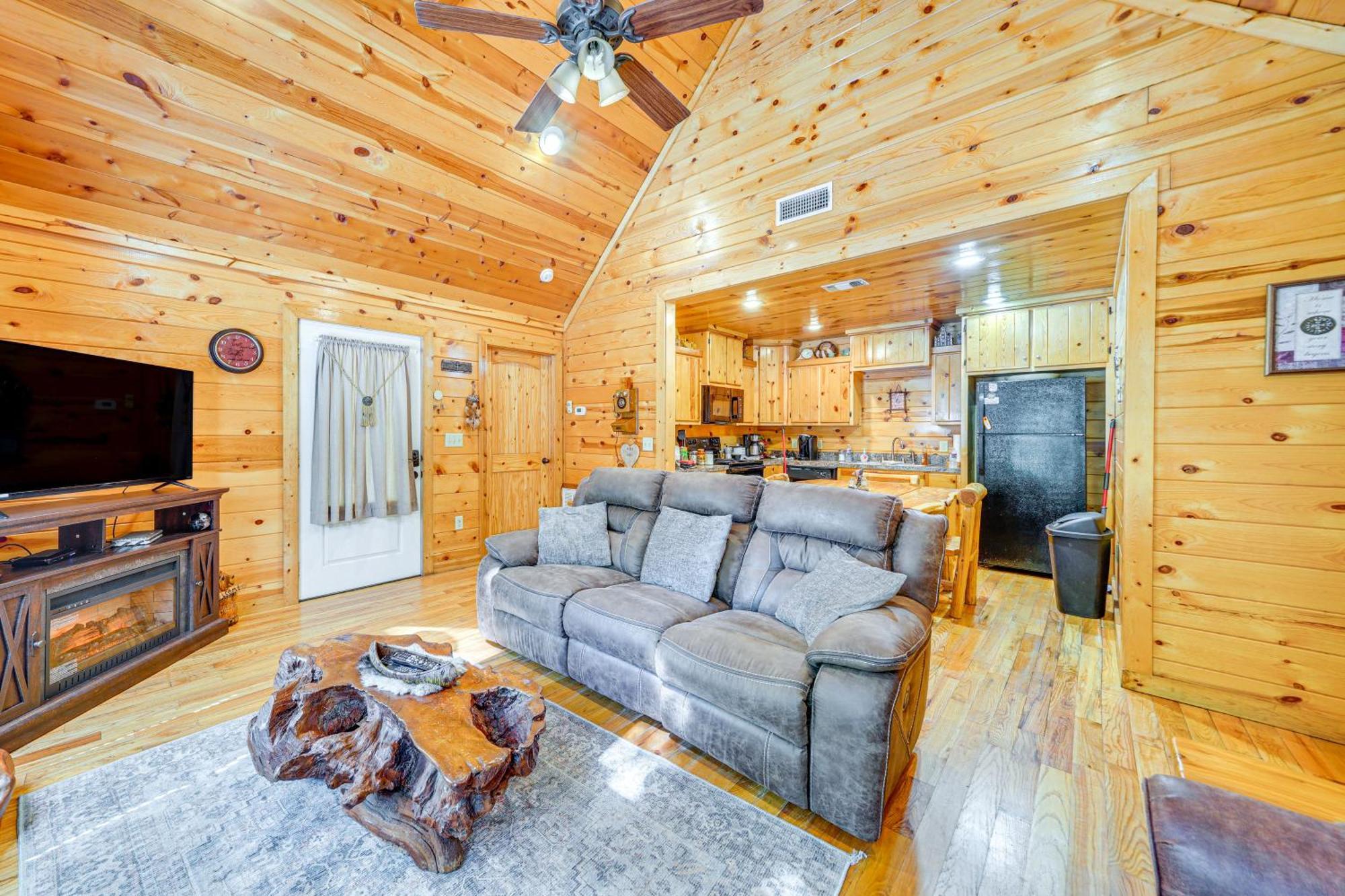 Broken Bow Rental Cabin With Hot Tub And Bar Esterno foto