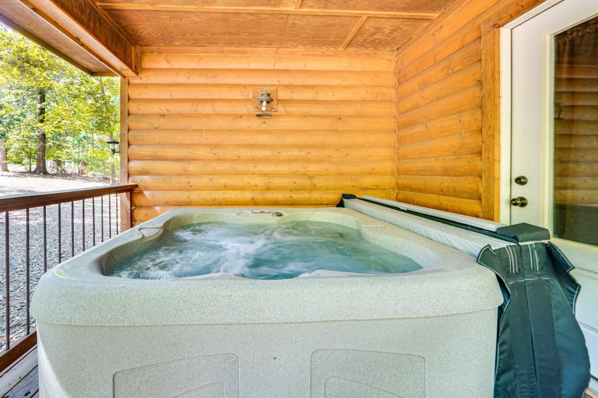 Broken Bow Rental Cabin With Hot Tub And Bar Esterno foto