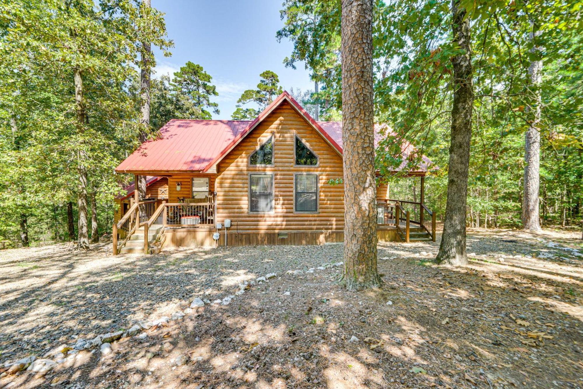 Broken Bow Rental Cabin With Hot Tub And Bar Esterno foto