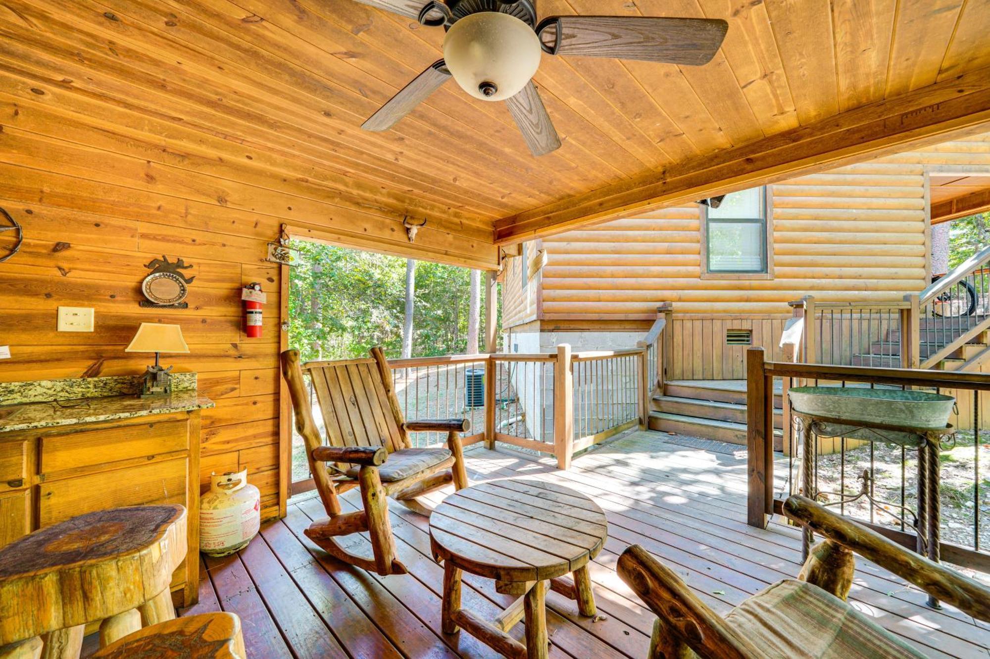 Broken Bow Rental Cabin With Hot Tub And Bar Esterno foto