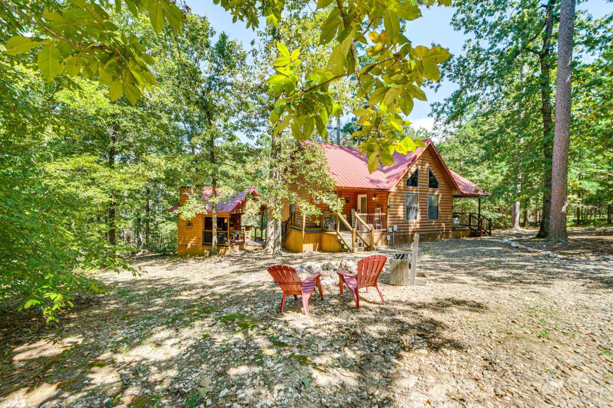 Broken Bow Rental Cabin With Hot Tub And Bar Esterno foto