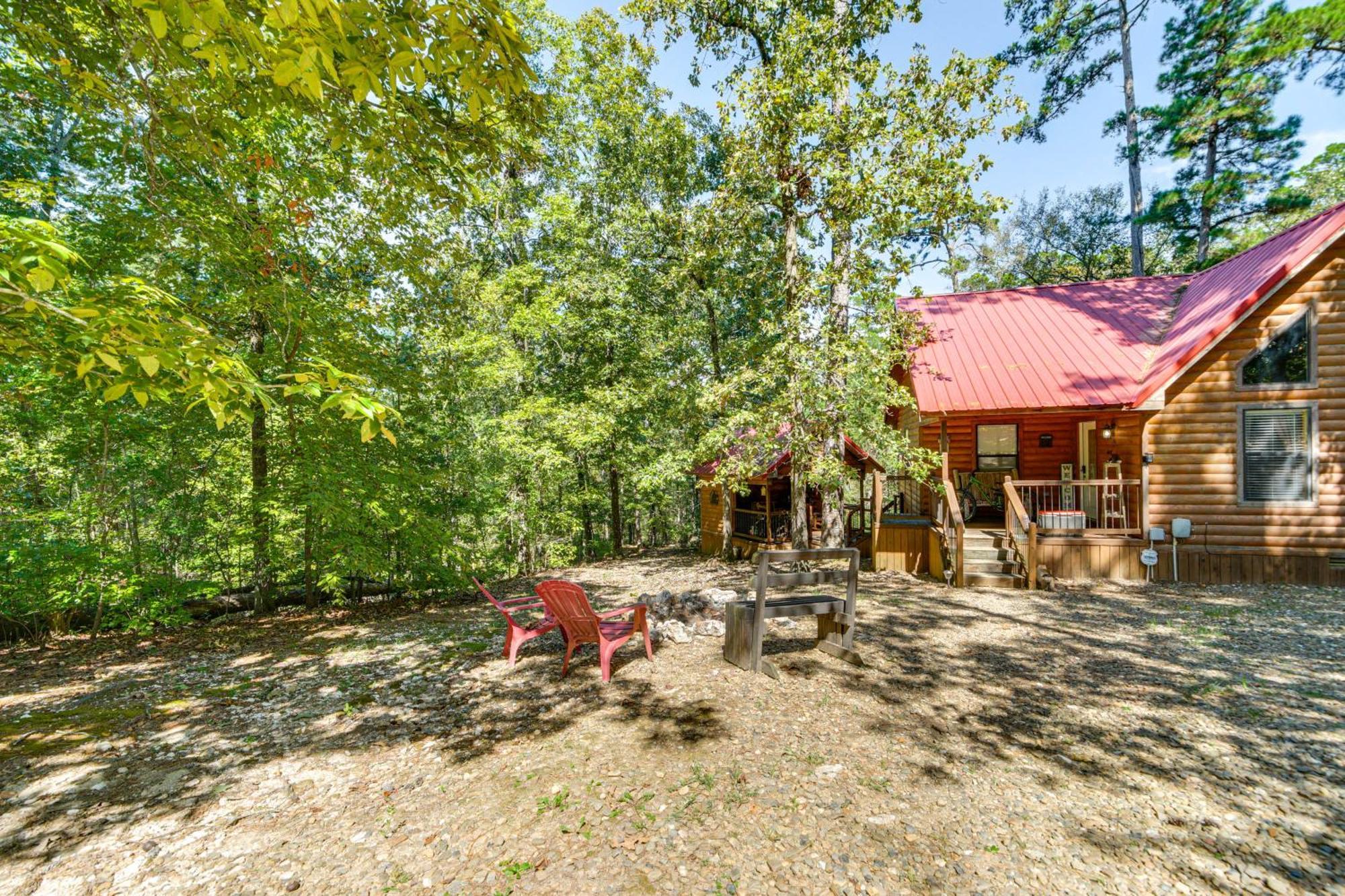 Broken Bow Rental Cabin With Hot Tub And Bar Esterno foto
